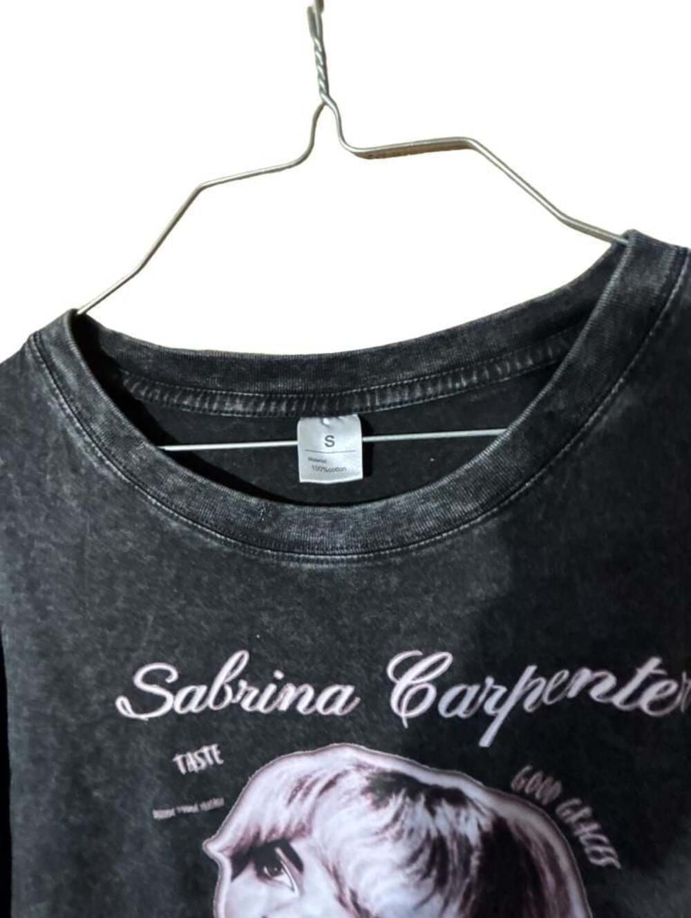 Sabrina Carpenter Short N' Sweet Graphic Tee Mineral Wash - Picture 3 of 4